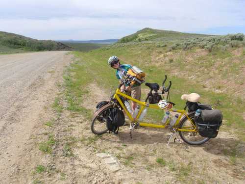 We and the Bee decide to take a break on the GDMBR.